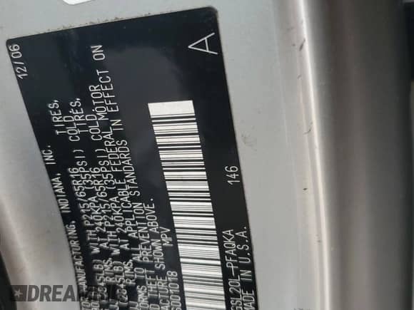 2007 Toyota Sienna XLE z VIN 5TDZK22C67S001018, wystawiony jako Copart lot #84058945 z przebiegiem 248 557 mil mil oraz Czysty tytuł • Clean title. Historia ofert i sprzedaży dostępna na DreamBid. Obrazek 13.