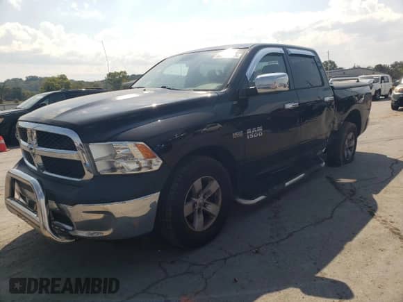 2013 Ram 1500 Tradesman with VIN 1C6RR6KT8DS628266, listed as a Copart auction lot 80922855 with 121,658 mi miles and Clean title. Bid and sale history available at DreamBid. Image 1.