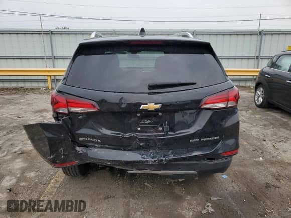 2022 Chevrolet Equinox Premier z VIN 2GNAXXEVXN6102246, wystawiony jako Copart lot #60555565 z przebiegiem 36 033 mil mil oraz Szkoda całkowita • Salvage title. Historia ofert i sprzedaży dostępna na DreamBid. Obrazek 6.