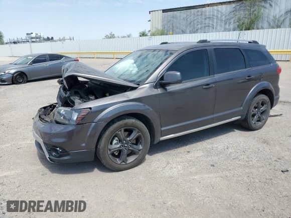 2019 Dodge Journey Crossroad с VIN 3C4PDCGB5KT862342, выставлен на аукционе Copart как лот 68226115 с пробегом 76 809 миль миль и Списание • Salvage title. История ставок и продаж доступна на DreamBid. Изображение 1.