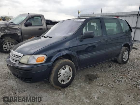 2001 Chevrolet Venture Value 1SV with VIN 1GNDU23E21D137872, listed as a Copart auction lot 49044614 with 80,722 mi miles and Salvage title. Bid and sale history available at DreamBid. Image 1.