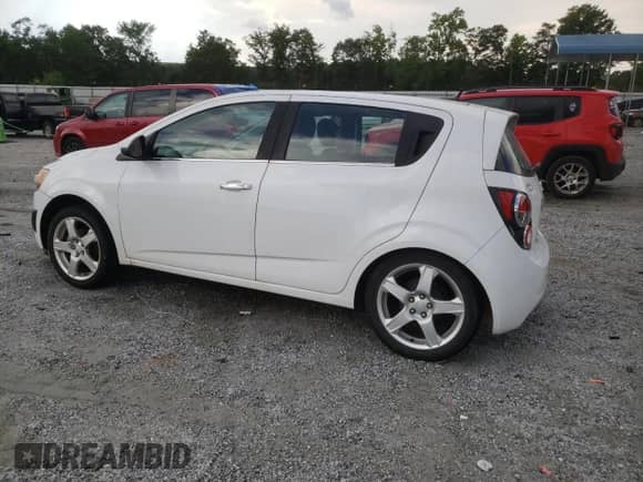 2014 Chevrolet Sonic LTZ with VIN 1G1JE6SB5E4226289, listed as a Copart auction lot 64626685 with 109,868 mi miles and Salvage title. Bid and sale history available at DreamBid. Image 2.