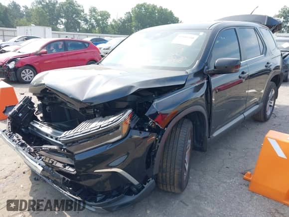 2025 Honda Pilot EX-L с VIN 5FNYG2H49SB002738, выставлен на аукционе IAAI как лот 42595258 с пробегом 44 994 миль миль и . История ставок и продаж доступна на DreamBid. Изображение 17.