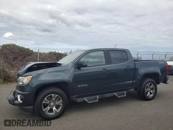 2017 Chevrolet Colorado 2WD Z71 with VIN 1GCGSDEN6H1327481, listed as a Copart auction lot 62967865 with 56,147 mi miles and Clean title. Bid and sale history available at DreamBid. Image 1.