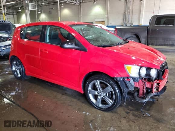 2013 Chevrolet Sonic RS with VIN 1G1JH6SB5D4175611, listed as a Copart auction lot 44764475 with 164,767 mi miles and Clean title. Bid and sale history available at DreamBid. Image 4.