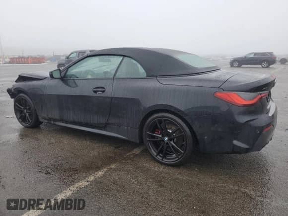 2023 BMW 4 Series 430i xDrive with VIN WBA43AT09PCL18313, listed as a Copart auction lot 45157215 with 20,055 mi miles and Salvage title. Bid and sale history available at DreamBid. Image 2.