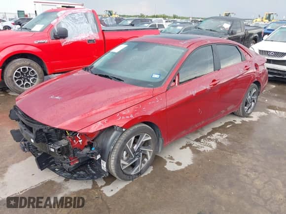 2024 Hyundai Elantra SEL with VIN KMHLS4DG6RU770890, listed as a IAAI auction lot 42989400 with 12,346 mi miles and . Bid and sale history available at DreamBid. Image 23.