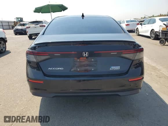 2024 Honda Accord Sport с VIN 1HGCY2F51RA049320, выставлен на аукционе Copart как лот 71828255 с пробегом 78 151 миль миль и Списание • Salvage title. История ставок и продаж доступна на DreamBid. Изображение 6.