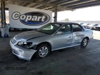 2002 Honda Accord EX with VIN 1HGCG56642A094478, listed as a Copart auction lot 70194195 with 208,583 mi miles and Salvage title. Bid and sale history available at DreamBid. Image 1.