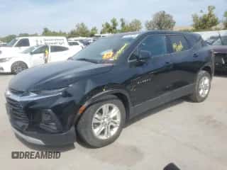 2020 Chevrolet Blazer LT z VIN 3GNKBCRS2LS635587, wystawiony jako Copart lot #80479275 z przebiegiem 74 708 mil mil oraz Szkoda całkowita • Salvage title. Historia ofert i sprzedaży dostępna na DreamBid. Obrazek 1.