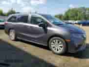 2018 Honda Odyssey LX with VIN 5FNRL6H26JB084304, listed as a Copart auction lot 81229585 with 110,204 mi miles and Salvage title. Bid and sale history available at DreamBid. Image 4.