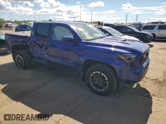 2025 Toyota Tacoma TRD Off Road with VIN 3TMLB5JN1SM095117, listed as a Copart auction lot 69769765 with 8,370 mi miles and Salvage title. Bid and sale history available at DreamBid. Image 4.