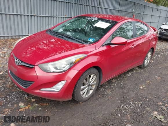 2014 Hyundai Elantra SE with VIN KMHDH4AE7EU117047, listed as a IAAI auction lot 43417213 with 193,838 mi miles and . Bid and sale history available at DreamBid. Image 2.