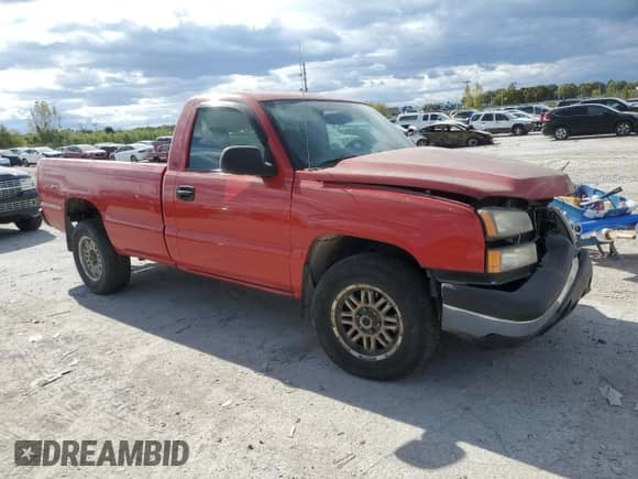 2006 Chevrolet Silverado 1500 LS with VIN 1GCEK14TX6E152535, listed as a Copart auction lot 76153124 with 85,960 mi miles and Non repairable. Bid and sale history available at DreamBid. Image 4.