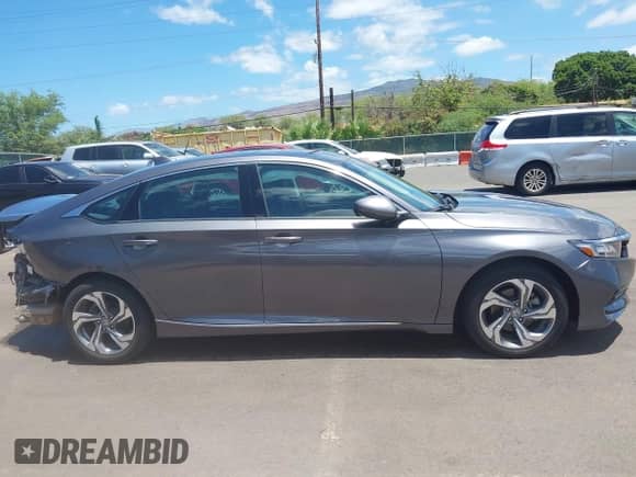 2020 Honda Accord EX-L with VIN 1HGCV1F55LA011051, listed as a IAAI auction lot 42867258 with 18,965 mi miles and . Bid and sale history available at DreamBid. Image 14.