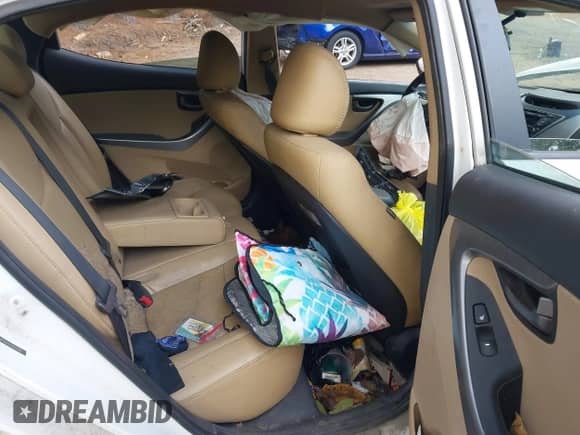 2013 Hyundai Elantra Limited z VIN 5NPDH4AE6DH447887, wystawiony jako IAAI lot #43349557 z przebiegiem Nie podano mil oraz . Historia ofert i sprzedaży dostępna na DreamBid. Obrazek 8.