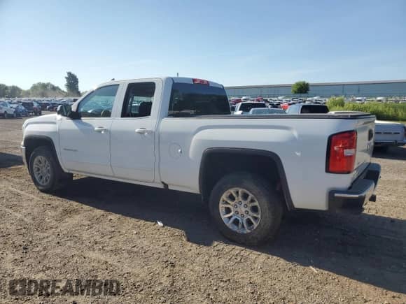 2018 GMC Sierra 1500 SLE z VIN 2GTV2MECXJ1110666, wystawiony jako Copart lot #65382475 z przebiegiem Nie podano mil oraz Czysty tytuł • Clean title. Historia ofert i sprzedaży dostępna na DreamBid. Obrazek 2.
