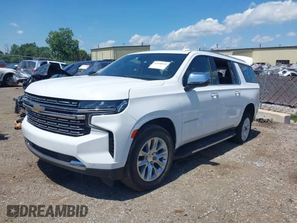 2023 Chevrolet Suburban Premier with VIN 1GNSCFKD1PR137531, listed as a IAAI auction lot 42698848 with 69,410 mi miles and . Bid and sale history available at DreamBid. Image 2.