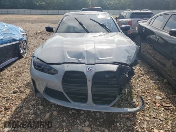 2023 BMW M3 Competition xDrive with VIN WBS43AY01PFR10341, listed as a Copart auction lot 64314395 with 9,447 mi miles and Non repairable. Bid and sale history available at DreamBid. Image 5.