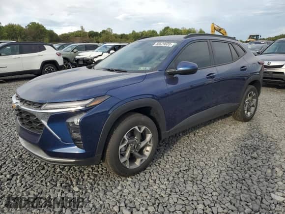 2024 Chevrolet Trax LT with VIN KL77LHE25RC201416, listed as a Copart auction lot 80629685 with 6,320 mi miles and Salvage title. Bid and sale history available at DreamBid. Image 1.