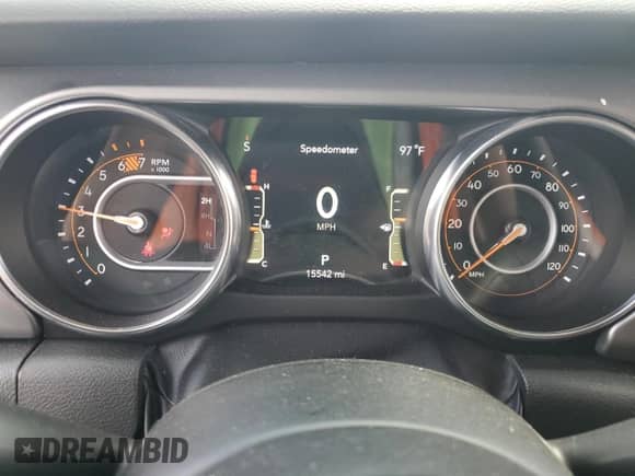 2023 Jeep Wrangler Willys с VIN 1C4HJXDN1PW543864, выставлен на аукционе Copart как лот 65434735 с пробегом 15 542 миль миль и Списание • Salvage title. История ставок и продаж доступна на DreamBid. Изображение 9.