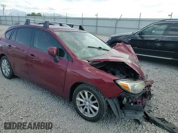 2012 Subaru Impreza Premium with VIN JF1GPAC64CG209047, listed as a Copart auction lot 62761595 with 131,862 mi miles and Salvage title. Bid and sale history available at DreamBid. Image 13.