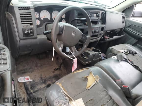 2007 Dodge 2500 SLT with VIN 3D7KR28C47G728716, listed as a Copart auction lot 81971444 with Not provided miles and Salvage title. Bid and sale history available at DreamBid. Image 8.