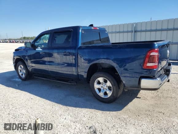 2021 Ram 1500 Big Horn with VIN 1C6RREFG6MN589974, listed as a Copart auction lot 82970744 with 43,167 mi miles and Salvage title. Bid and sale history available at DreamBid. Image 2.