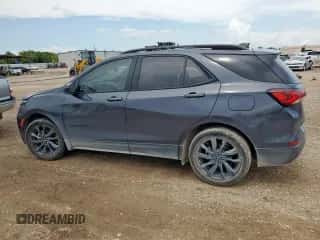 2022 Chevrolet Equinox RS с VIN 2GNAXMEV6N6114652, выставлен на аукционе Copart как лот 69069095 с пробегом 44 471 миль миль и Списание • Salvage title. История ставок и продаж доступна на DreamBid. Изображение 2.