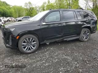 2021 Cadillac Escalade ESV Sport Platinum с VIN 1GYS4RKL9MR400353, выставлен на аукционе Copart как лот 56101535 с пробегом 44 056 миль миль и Списание • Salvage title. История ставок и продаж доступна на DreamBid. Изображение 1.