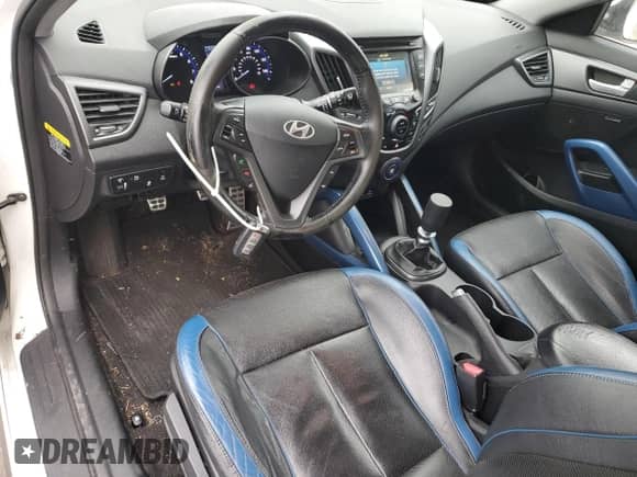 2014 Hyundai Veloster Turbo R-Spec с VIN KMHTC6AE5EU210025, выставлен на аукционе Copart как лот 80488535 с пробегом 149 334 миль миль и Чистый • Clean title. История ставок и продаж доступна на DreamBid. Изображение 8.