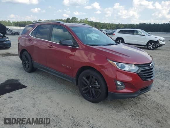 2021 Chevrolet Equinox LT with VIN 2GNAXKEV6M6124780, listed as a Copart auction lot 62467525 with 117,306 mi miles and Salvage title. Bid and sale history available at DreamBid. Image 4.