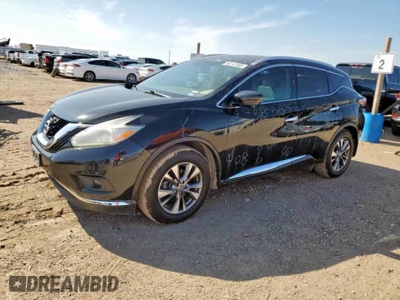 2017 Nissan Murano SL z VIN 5N1AZ2MH2HN137862, wystawiony jako Copart lot #80147585 z przebiegiem 62 559 mil mil oraz Czysty tytuł • Clean title. Historia ofert i sprzedaży dostępna na DreamBid. Obrazek 1.