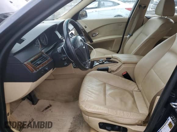 2006 BMW 5 Series 530xi with VIN WBANF73596CG69475, listed as a Copart auction lot 46598545 with 215,684 mi miles and Salvage title. Bid and sale history available at DreamBid. Image 7.