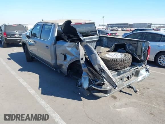 2020 GMC Sierra 1500 SLE with VIN 3GTP8BED5LG294168, listed as a IAAI auction lot 41250703 with 116,668 mi miles and . Bid and sale history available at DreamBid. Image 6.
