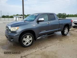 2007 Toyota Tundra Limited z VIN 5TFBV58107X021498, wystawiony jako Copart lot #59586345 z przebiegiem 119 587 mil mil oraz Szkoda całkowita • Salvage title. Historia ofert i sprzedaży dostępna na DreamBid. Obrazek 1.