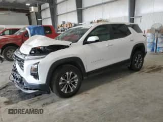 2025 Chevrolet Equinox AWD LT with VIN 3GNAXPEG3SL102775, listed as a Copart auction lot 69991475 with 6,433 mi miles and Salvage title. Bid and sale history available at DreamBid. Image 1.