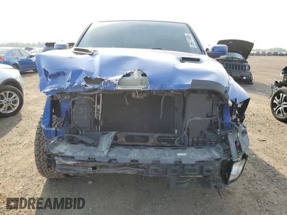 2017 Ram 1500 Sport with VIN 1C6RR7UT5HS647043, listed as a Copart auction lot 58411405 with 62,874 mi miles and Salvage title. Bid and sale history available at DreamBid. Image 5.