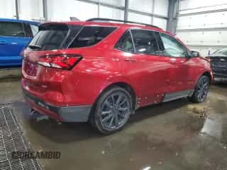 2024 Chevrolet Equinox RS с VIN 3GNAXWEG2RS142002, выставлен на аукционе Copart как лот 80723965 с пробегом 19 311 миль миль и Списание • Salvage title. История ставок и продаж доступна на DreamBid. Изображение 3.