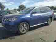 2017 Nissan Pathfinder SV with VIN 5N1DR2MN2HC658725, listed as a Copart auction lot 65841065 with 107,041 mi miles and Salvage title. Bid and sale history available at DreamBid. Image 1.