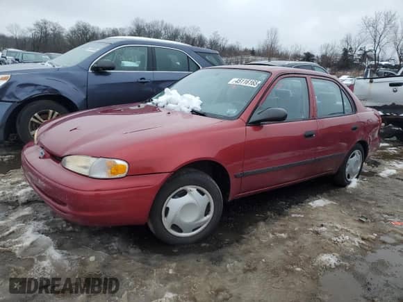 2002 Chevrolet Prizm with VIN 1Y1SK52852Z403372, listed as a Copart auction lot 45116165 with 96,212 mi miles and Non repairable. Bid and sale history available at DreamBid. Image 1.