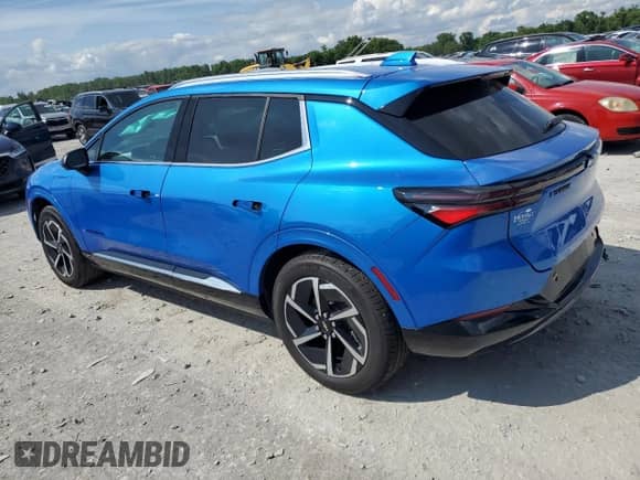 2025 Chevrolet Equinox EV LT z VIN 3GN7DLRP7SS125830, wystawiony jako Copart lot #58748935 z przebiegiem 3 394 mil mil oraz Szkoda całkowita • Salvage title. Historia ofert i sprzedaży dostępna na DreamBid. Obrazek 2.