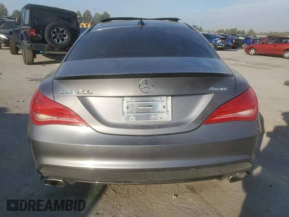 2014 Mercedes-Benz CLA 250 with VIN WDDSJ4GB3EN117107, listed as a Copart auction lot 82452815 with 153,503 mi miles and Salvage title. Bid and sale history available at DreamBid. Image 6.