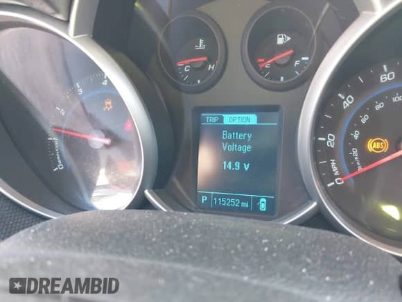 2013 Chevrolet Cruze LT with VIN 1G1PK5SB4D7202849, listed as a IAAI auction lot 43092242 with 115,252 mi miles and . Bid and sale history available at DreamBid. Image 7.