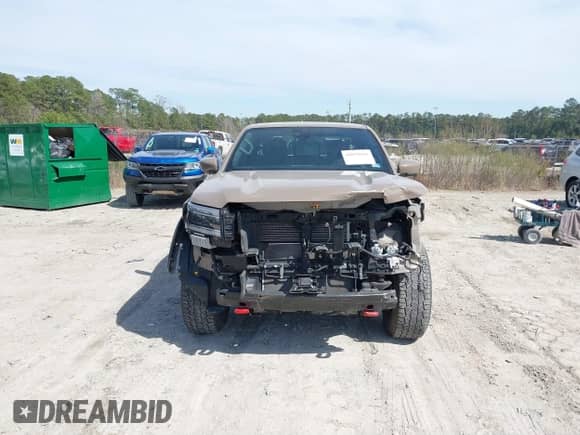 2023 Nissan Frontier Pro-4X with VIN 1N6ED1EKXPN620732, listed as a IAAI auction lot 41839561 with 27,496 mi miles and . Bid and sale history available at DreamBid. Image 6.