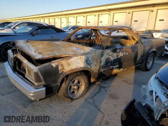 1981 Chevrolet El Camino с VIN 1GCCW80K0BD460959, выставлен на аукционе Copart как лот 42793815 с пробегом Не указан миль и Списание • Salvage title. История ставок и продаж доступна на DreamBid. Изображение 1.