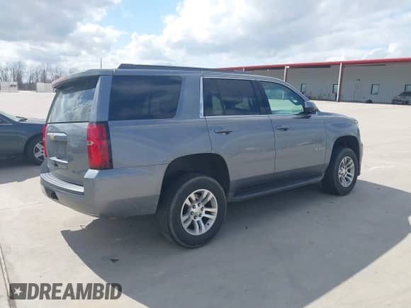 2019 Chevrolet Tahoe LS with VIN 1GNSKAKC7KR347704, listed as a IAAI auction lot 41532849 with 219,466 mi miles and . Bid and sale history available at DreamBid. Image 4.