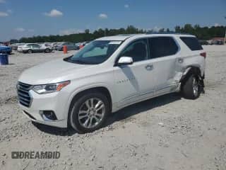 2018 Chevrolet Traverse High Country с VIN 1GNEVKKW9JJ118670, выставлен на аукционе Copart как лот 80742375 с пробегом 83 079 миль миль и Списание • Salvage title. История ставок и продаж доступна на DreamBid. Изображение 1.