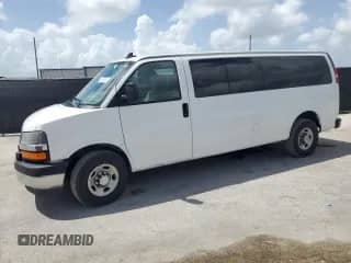 2019 Chevrolet Express Passenger LT с VIN 1GAZGPFG5K1220319, выставлен на аукционе Copart как лот 66416765 с пробегом 872 740 миль миль и Чистый • Clean title. История ставок и продаж доступна на DreamBid. Изображение 1.