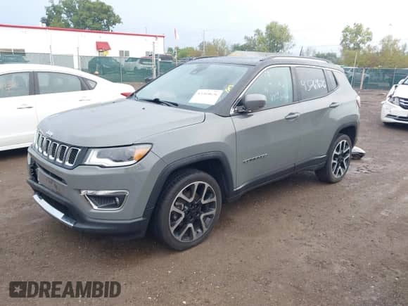 2021 Jeep Compass Limited with VIN 3C4NJDCB1MT551084, listed as a IAAI auction lot 43269626 with 87,955 mi miles and . Bid and sale history available at DreamBid. Image 18.